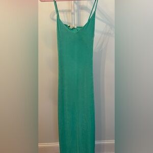 Charmed Hearts Size M Green Maxi Dress